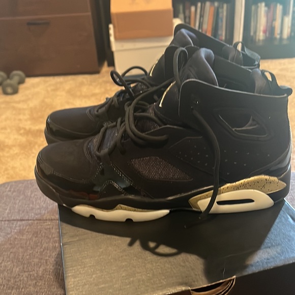 Brand New Black and Gold Jordan 6.  Size 9 main image 4